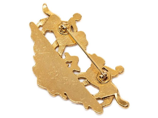 Broche Cloisonné Chica y Perro Hermès Multicolor - vista 3