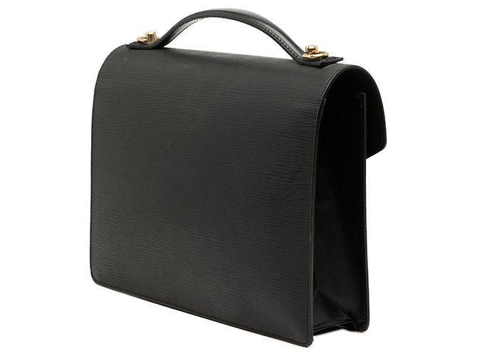 Borsa Monceau Epi Louis Vuitton Nero - vista 2