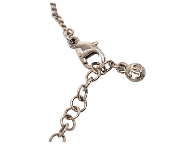 Collana Pendente a Catena Coco Mark di Chanel Argento - vista 3