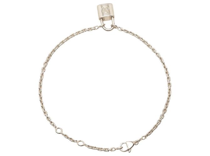 Bracciale Charm Silver Lockit di Louis Vuitton Argento - vista 3
