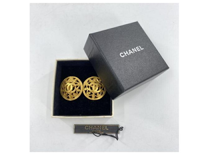 CHANEL Coco Mark Clip Ohrringe Blau - Ansicht 8