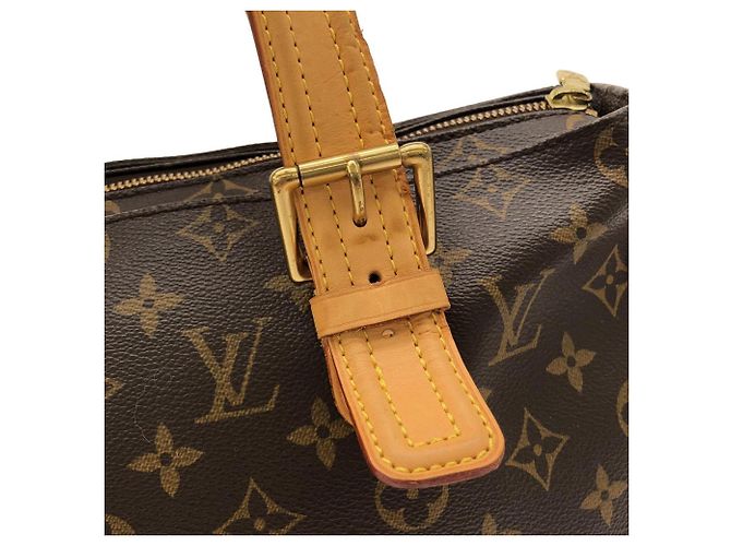 Borsa Louis Vuitton Monogram Multipli Cité Marrone - vista 4