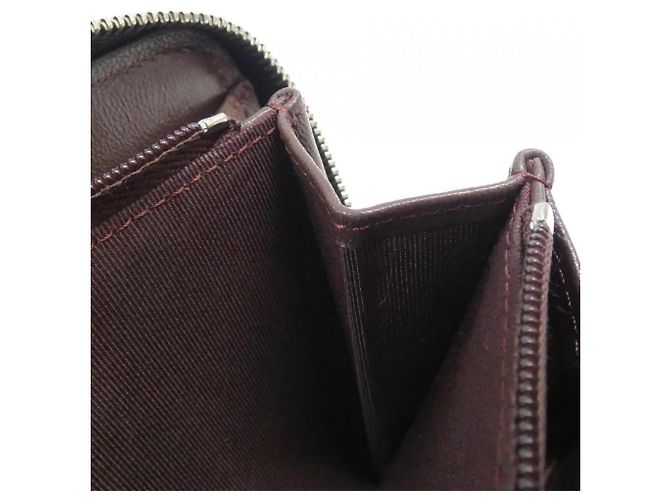 Timeless Cartera Larga Clásica Atemporal Chanel Negro Burdeos - vista 10