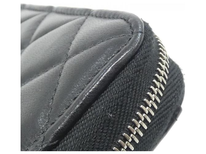 Timeless Cartera Larga Clásica Atemporal Chanel Negro Burdeos - vista 5