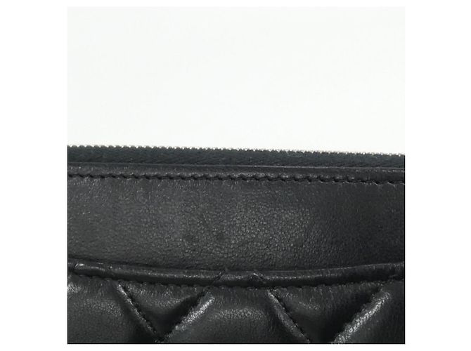 Timeless Cartera Larga Clásica Atemporal Chanel Negro Burdeos - vista 6