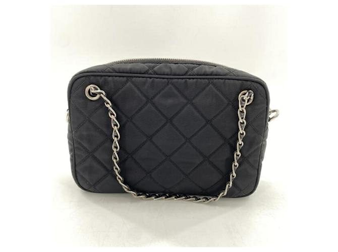 Borsa a mano/spalla Prada nera e blu Nero - vista 2