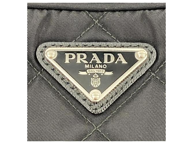 Borsa a mano/spalla Prada nera e blu Nero - vista 5