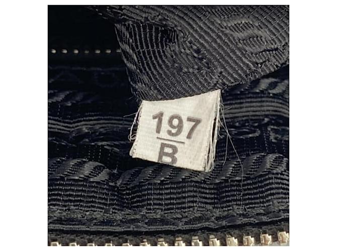 Borsa a mano/spalla Prada nera e blu Nero - vista 8