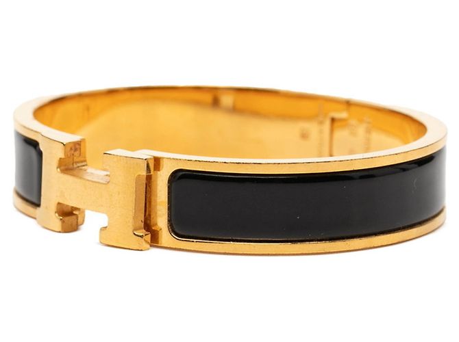 Bracelet Charm Click H PM Hermès Noir - vue 2