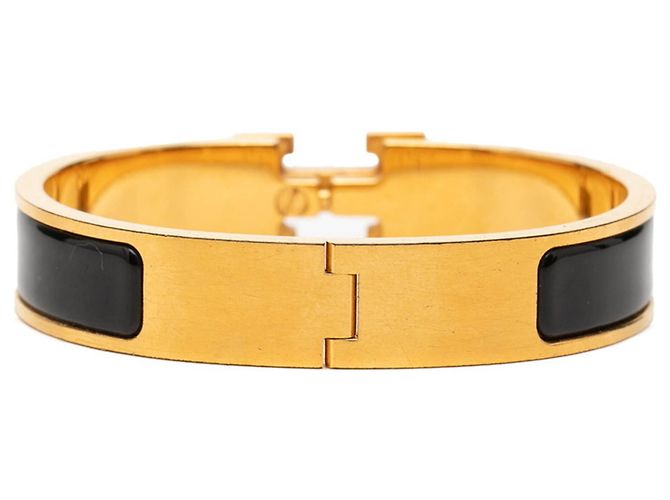Bracelet Charm Click H PM Hermès Noir - vue 3