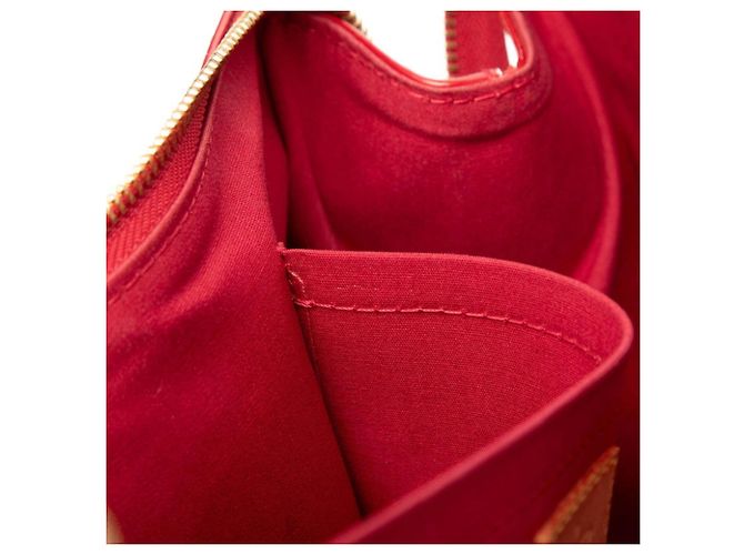 Louis Vuitton Monogram Vernis Rosewood Avenue Handtasche Rot - Ansicht 6