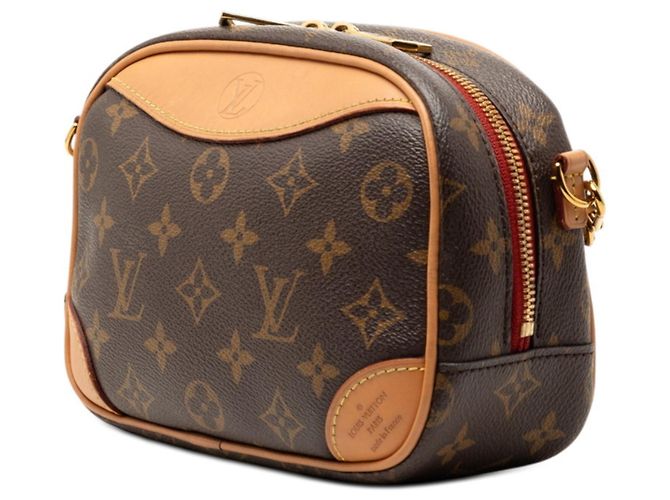 Borsa a Spalla MINI Deauville Monogram Louis Vuitton Marrone Monogramma - vista 2