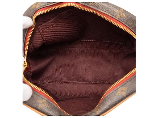 Borsa a Spalla MINI Deauville Monogram Louis Vuitton Marrone Monogramma - vista 4
