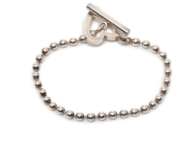 Pulsera de cadena de bolas en forma de corazón Gucci - vista 3