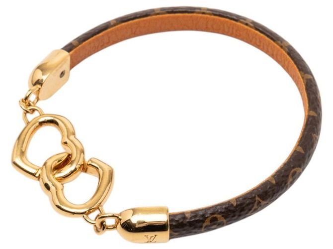 Pulsera Say Yes Monogram Louis Vuitton Castaño Dorado - vista 2