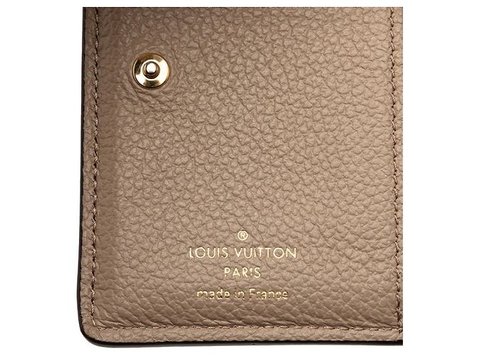 Billetera bi-fold Monogram Empreinte Louis Vuitton Beige Gris - vista 6