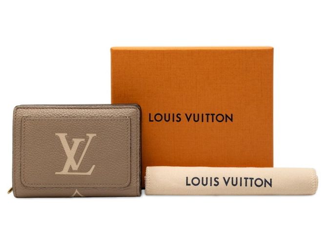Billetera bi-fold Monogram Empreinte Louis Vuitton Beige Gris - vista 7