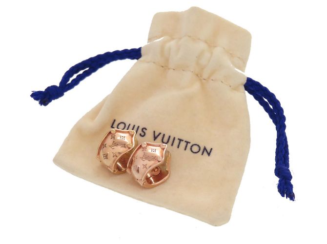 Pendientes Dormeuse Clip Louis Vuitton Rosa - vista 2