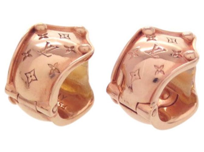 Pendientes Dormeuse Clip Louis Vuitton Rosa - vista 3