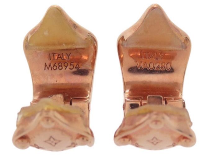 Pendientes Dormeuse Clip Louis Vuitton Rosa - vista 4