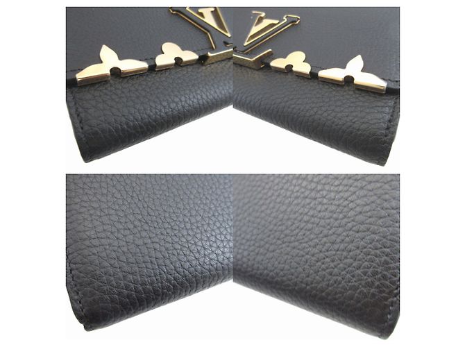Monedero Capucines M64551 de Louis Vuitton Negro - vista 7