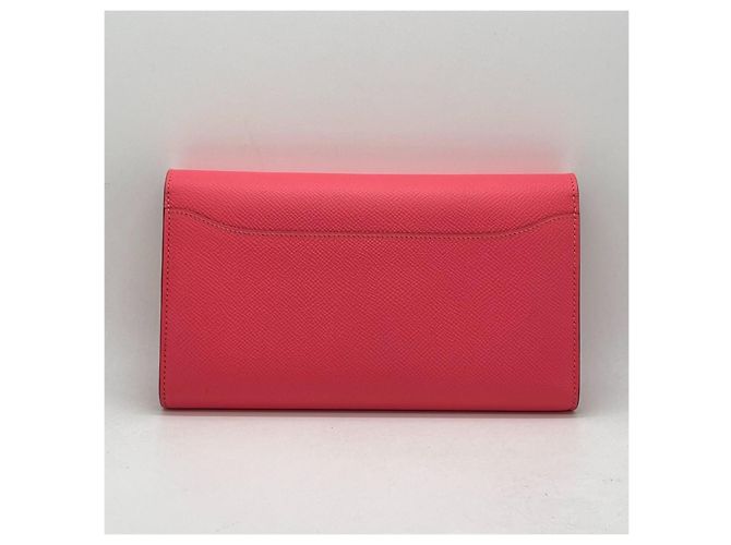 Constance Geldbörsen von Hermès Pink - Ansicht 2