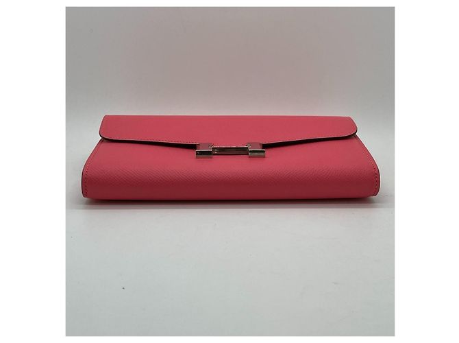 Constance Geldbörsen von Hermès Pink - Ansicht 3