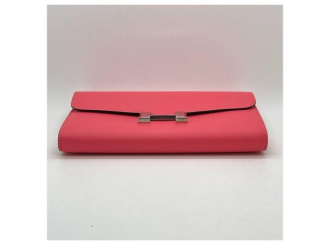 Constance Geldbörsen von Hermès Pink - Ansicht 4