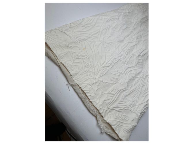 Abito Shift Matelassé Floreale Vintage Gucci Crema S Beige - vista 5