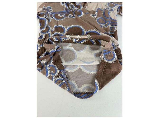 Vintage Emilio Pucci Wrap Top Rayon Multicolour S Multiple colors - view 7