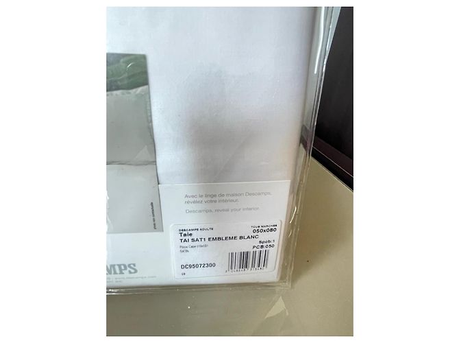 Autre Marque Parure de lit Descamps Coton Satin Blanc - vue 10