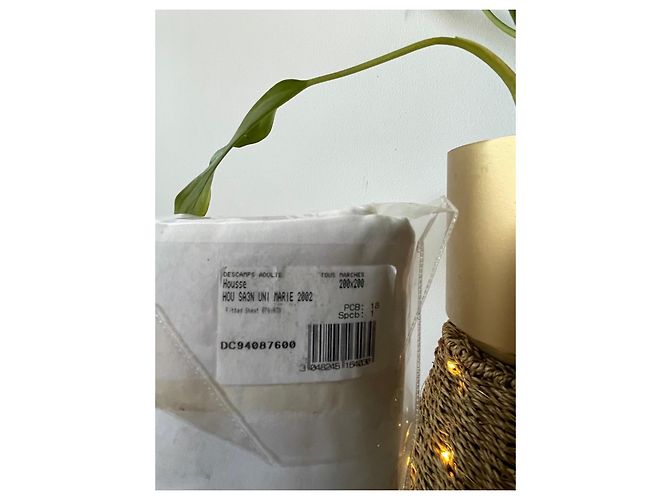 Autre Marque Parure de lit Descamps Coton Satin Blanc - vue 15