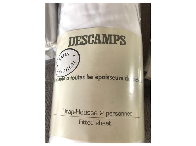 Autre Marque Parure de lit Descamps Coton Satin Blanc - vue 3