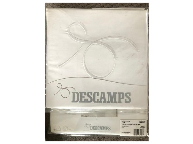 Autre Marque Parure de lit Descamps Coton Satin Blanc - vue 7