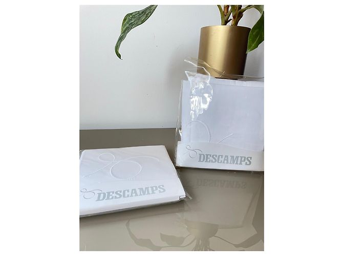 Autre Marque Parure de lit Descamps Coton Satin Blanc - vue 8