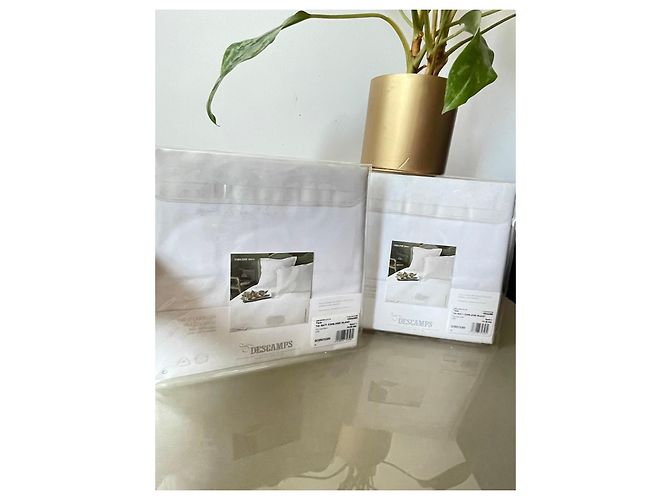 Autre Marque Parure de lit Descamps Coton Satin Blanc - vue 9