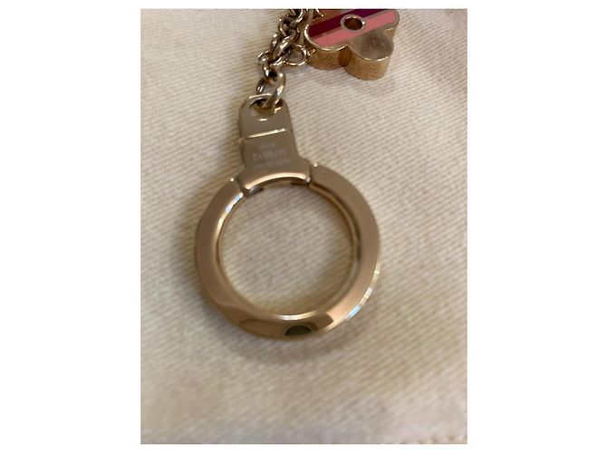 Louis Vuitton Charm per borsa a catena Fiore di Monogramma Rosa Beige D'oro Marrone chiaro - vista 4