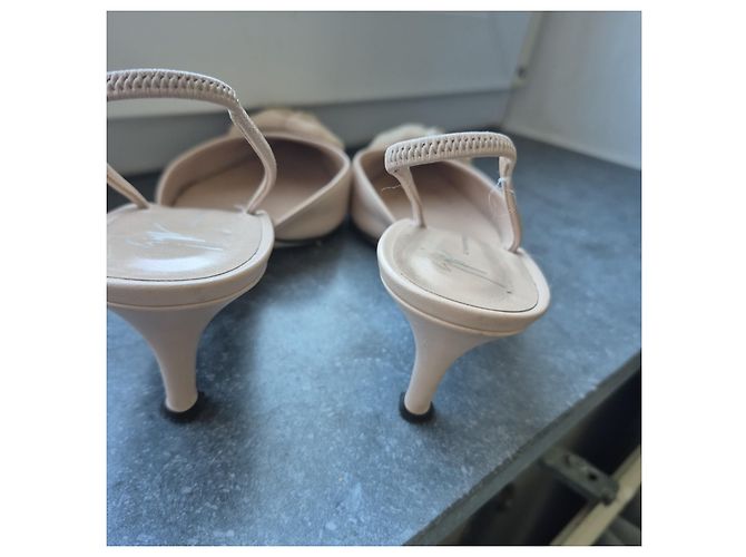 Décolleté Slingback Giuseppe Zanotti color crema Beige - vista 3