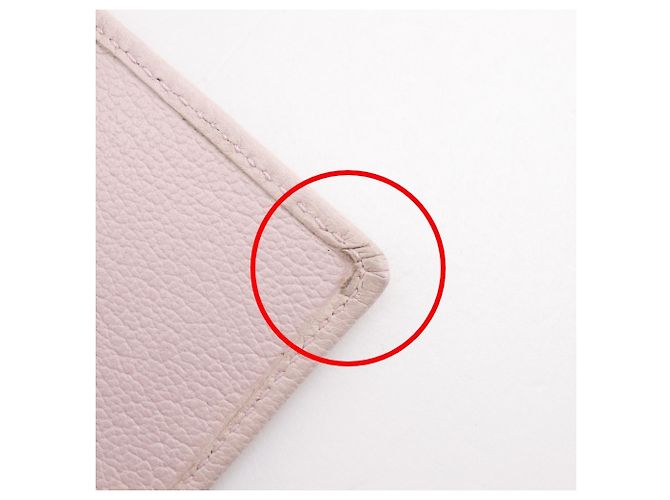 Cartera bi-fold Camelia de Chanel en cuero rosa - vista 10