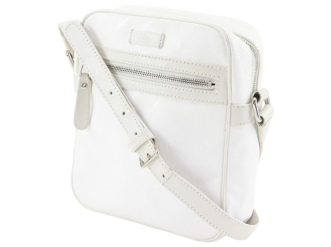 Borsa a Spalla Gucci GG Stampata Bianco - vista 2