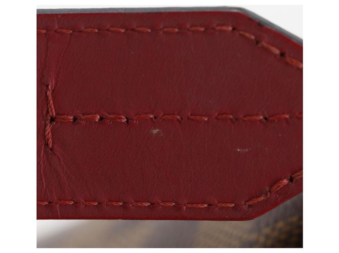 Borsa a Spalla Bobourg Louis Vuitton Marrone Rosso - vista 11