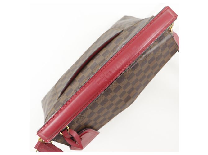 Borsa a Spalla Bobourg Louis Vuitton Marrone Rosso - vista 5
