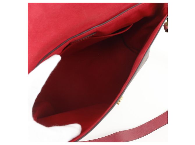 Borsa a Spalla Bobourg Louis Vuitton Marrone Rosso - vista 6