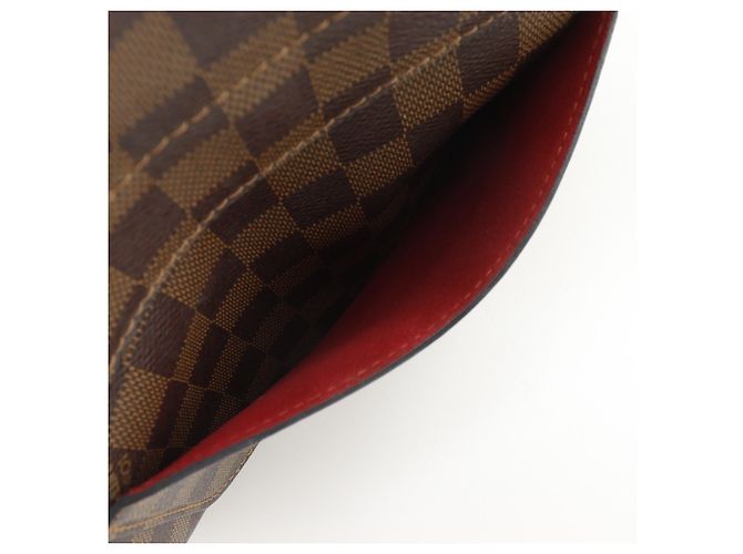 Borsa a Spalla Bobourg Louis Vuitton Marrone Rosso - vista 8