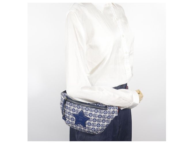 Marsupio stella per bambini Gucci GG 502095 Blu navy - vista 15