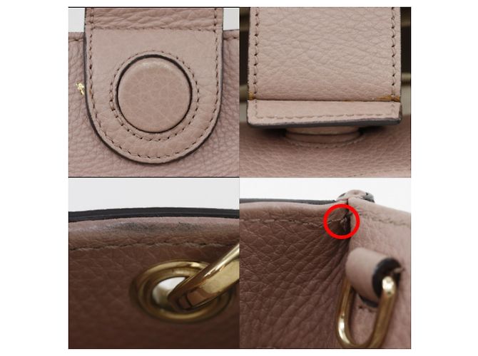 Borsa mini shopper Gucci Bamboo Rosa - vista 10