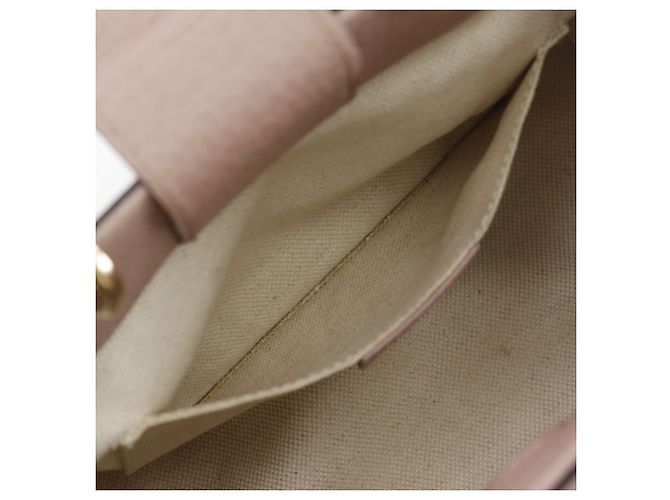 Borsa mini shopper Gucci Bamboo Rosa - vista 7