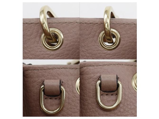 Borsa mini shopper Gucci Bamboo Rosa - vista 9