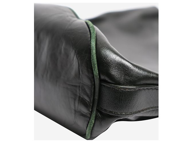 Knot Bottega Veneta Borsa a spalla in pelle verde scuro con nodo - vista 6