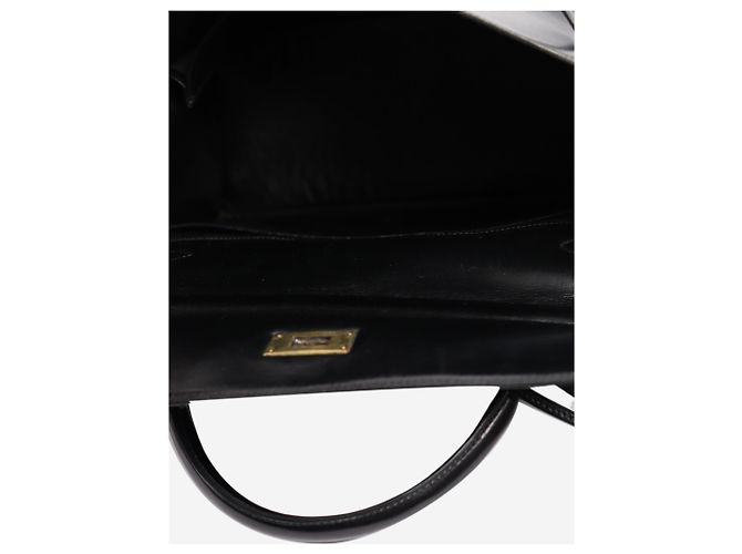 Hermès Borsa Kelly 28 vintage nera Nero - vista 7